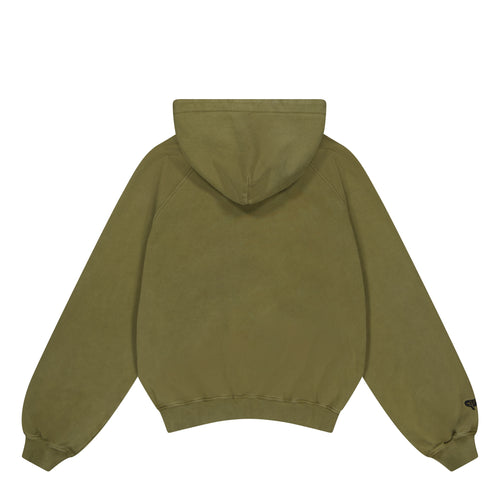 Moss green Glider Hood Sweat